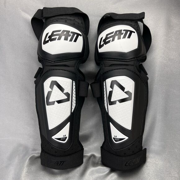 Leatt 3.0 Ext Knee & Shin Guards -‎ XXL Motocross Dirt Bike Offroad Pair Worn 1x - Picture 1 of 15